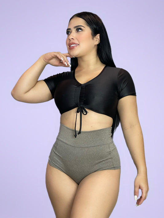 Gray helmet for bikers